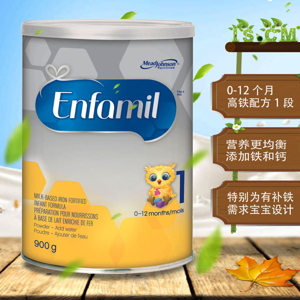 Enfamil美赞臣1段高铁配方奶粉"